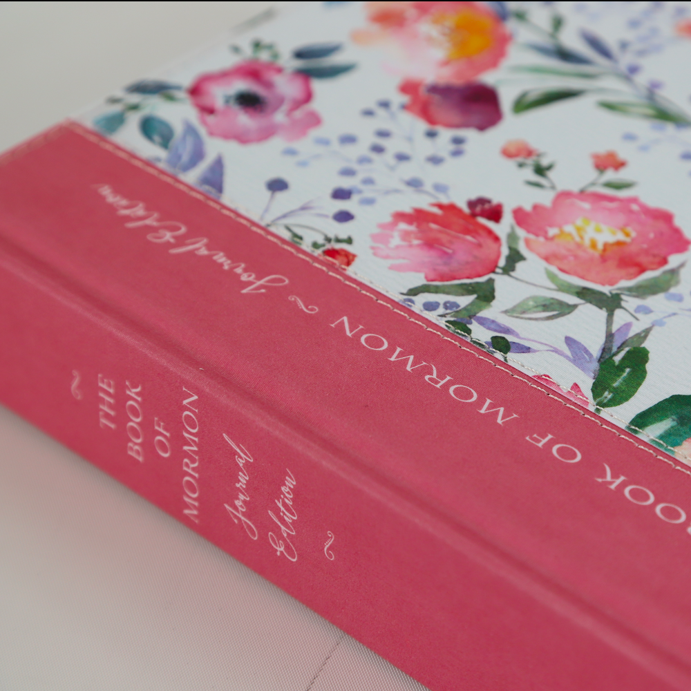 The Book of Mormon, Journal Edition, Pink Floral (No Index), , large image number 2