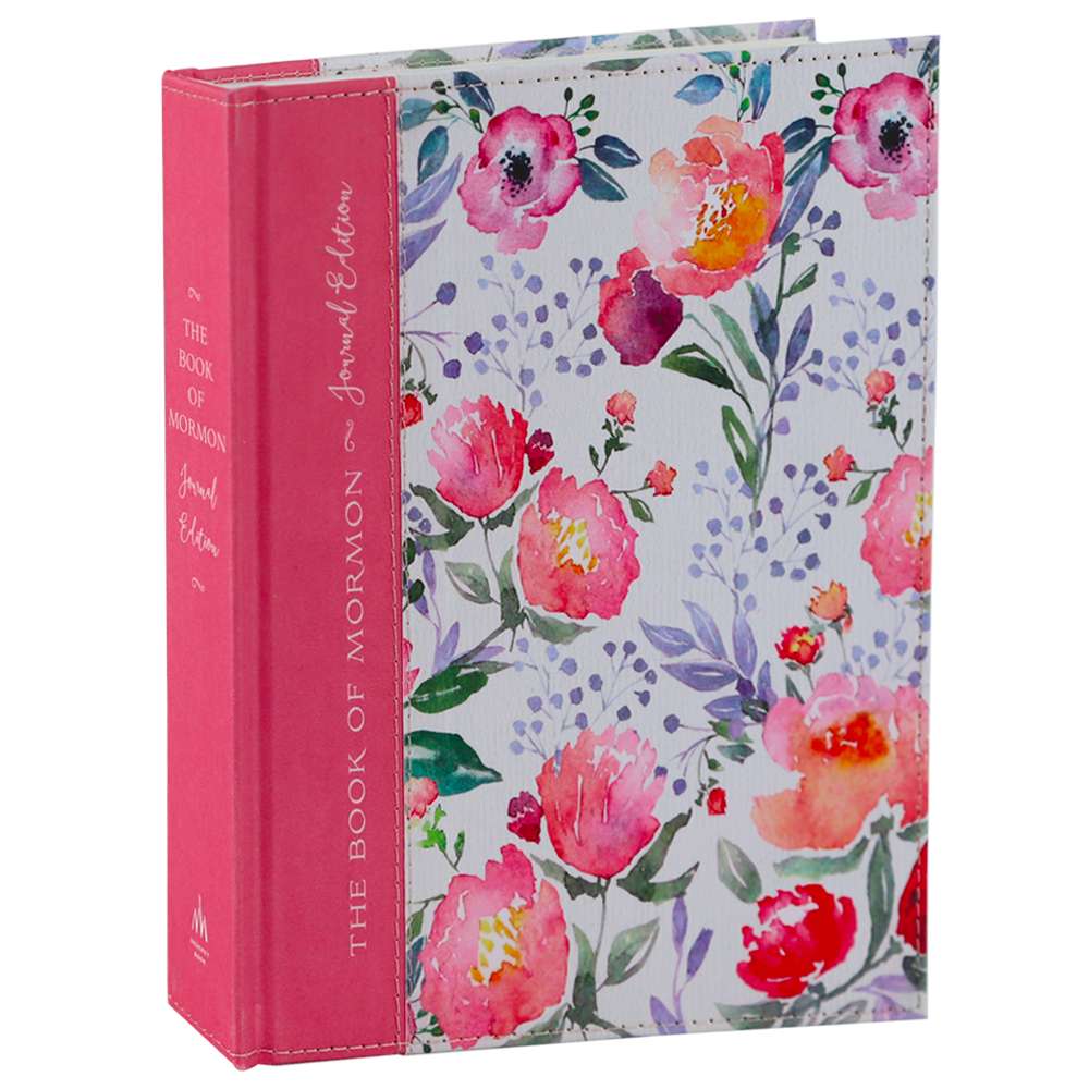 The Book of Mormon, Journal Edition, Pink Floral (No Index), , large image number 6