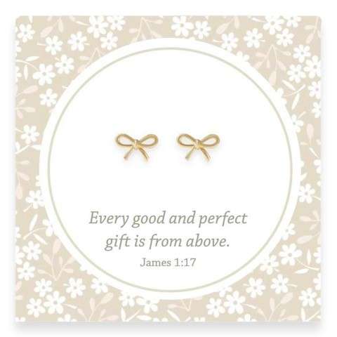 Good and Perfect Bow Earrings
