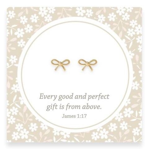 Good and Perfect Bow Earrings