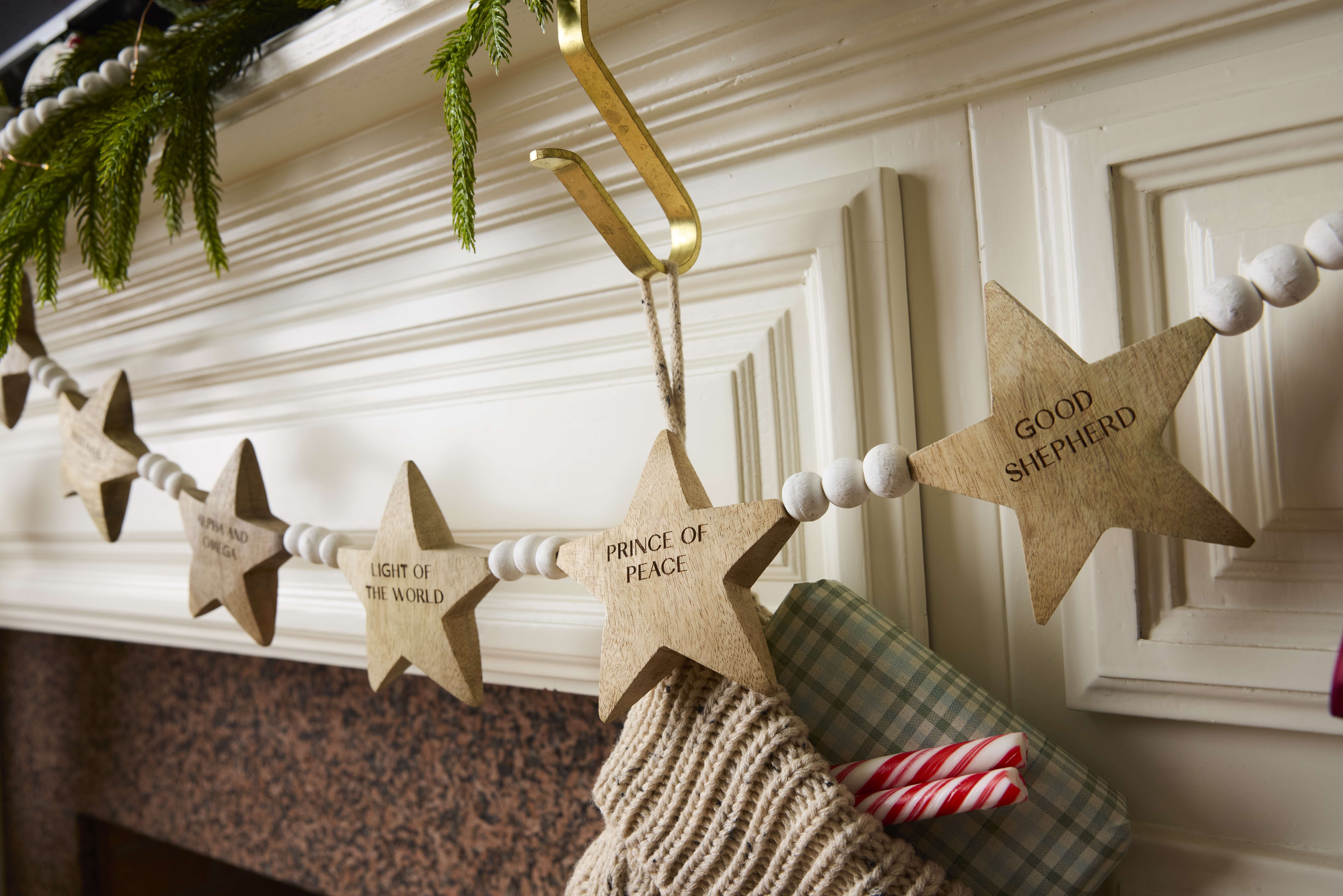 Names of Christ Hanging Stars Garland, , large
