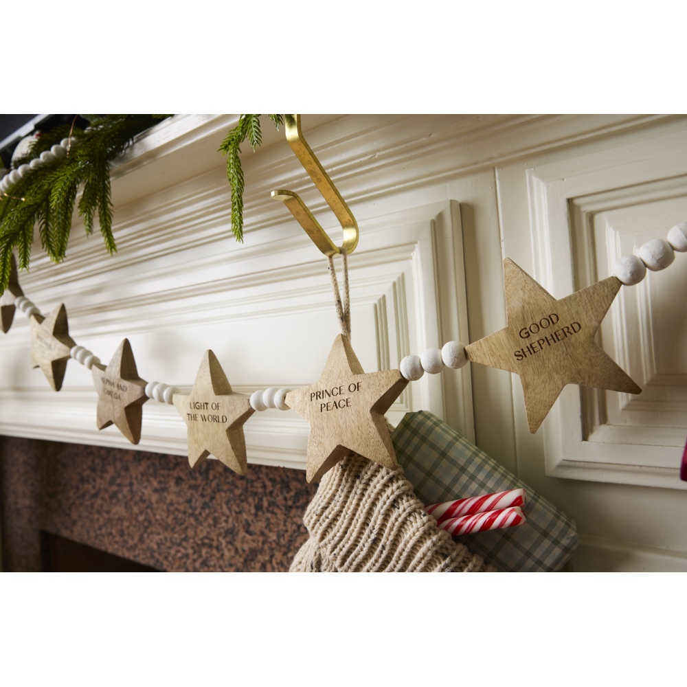 Names of Christ Hanging Stars Garland, , large image number 1
