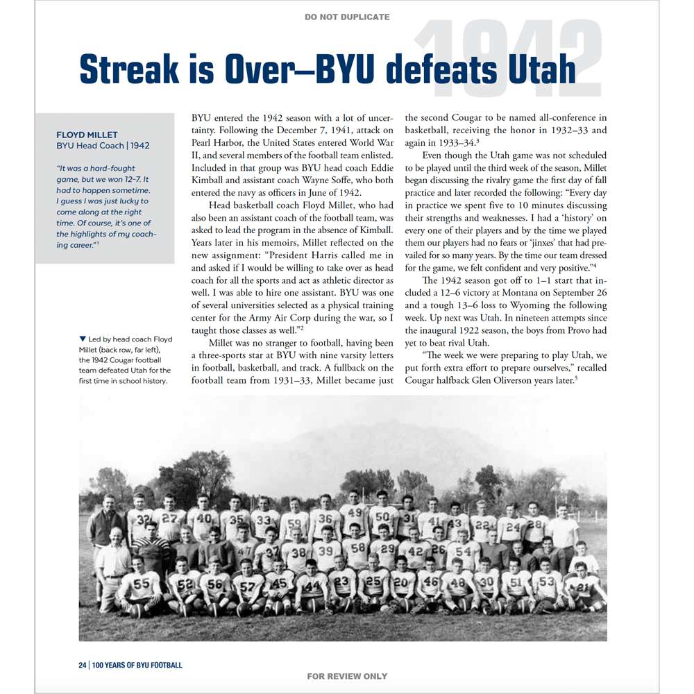 100 Years of BYU Football, , large image number 4