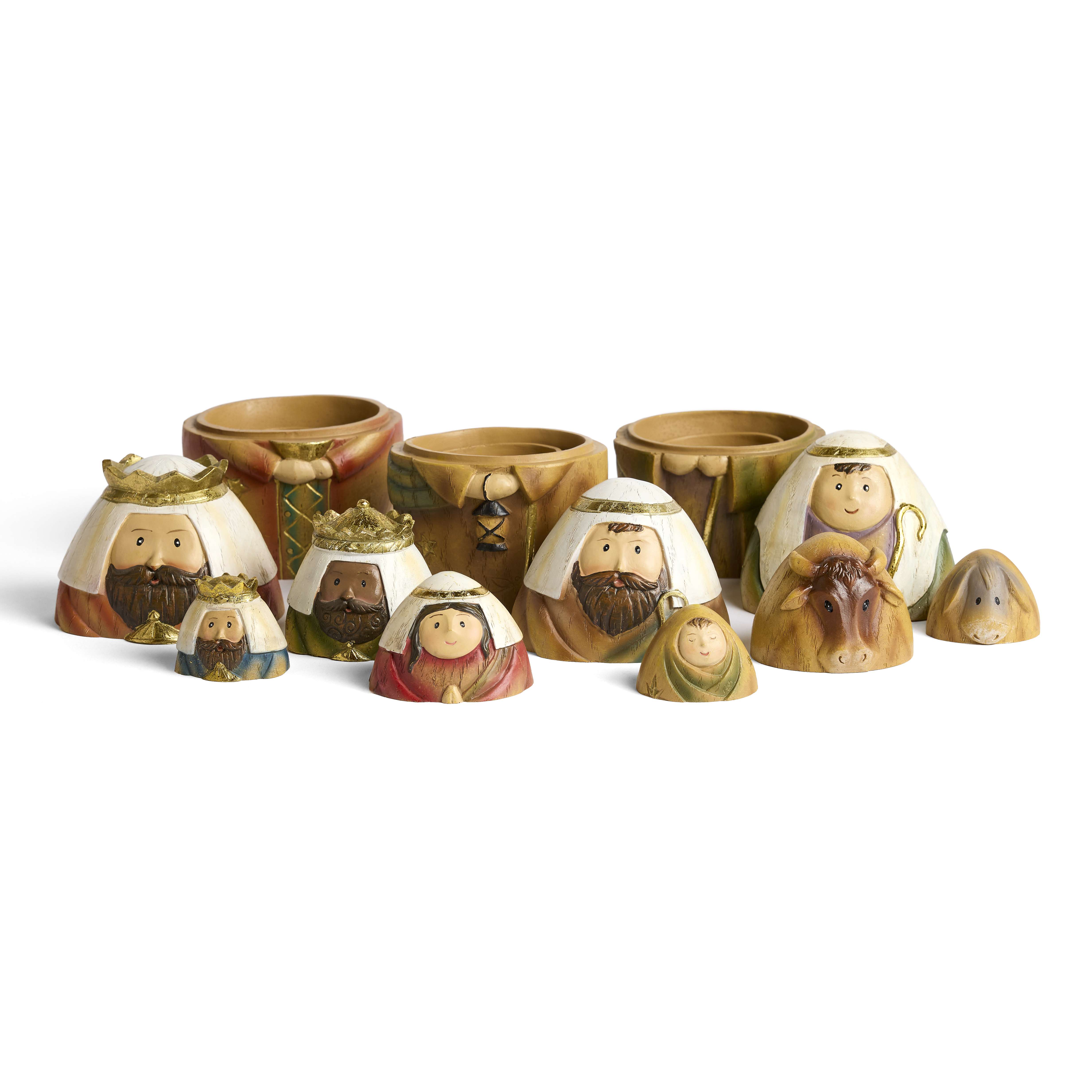 Nesting Nativity Dolls, , large image number 2