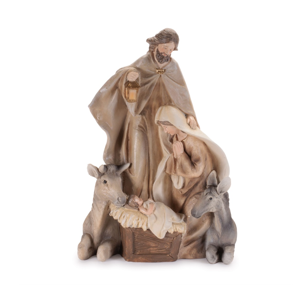 Holy Family with Animals Nativity, , large image number 0