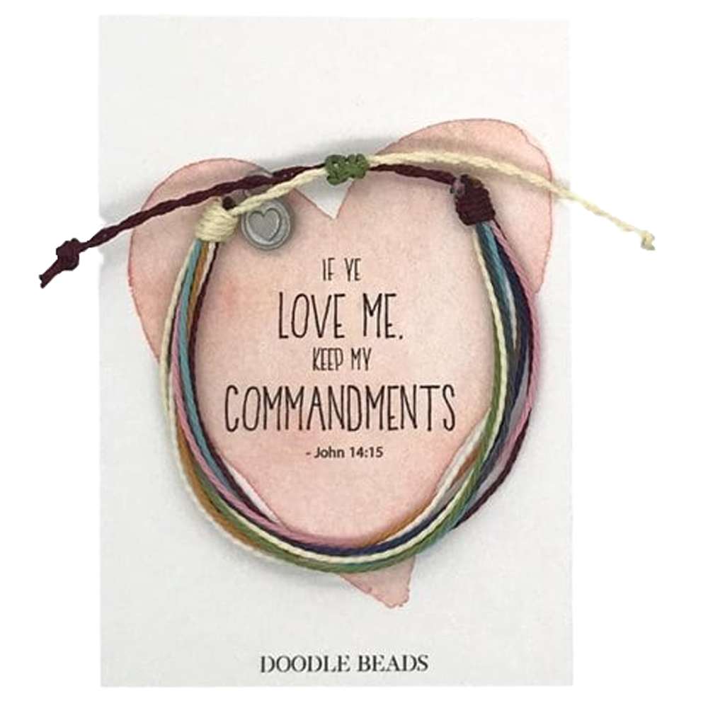 Keep My Commandments Thread Bracelet, , large image number 0