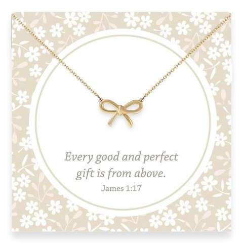 Good and Perfect Bow Necklace