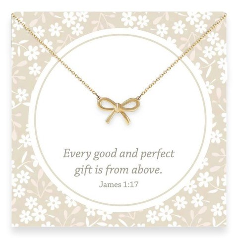 Good and Perfect Bow Necklace
