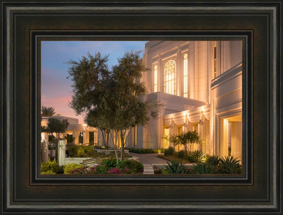 Gilbert Temple Peace Be Still (22x29 Framed Art)