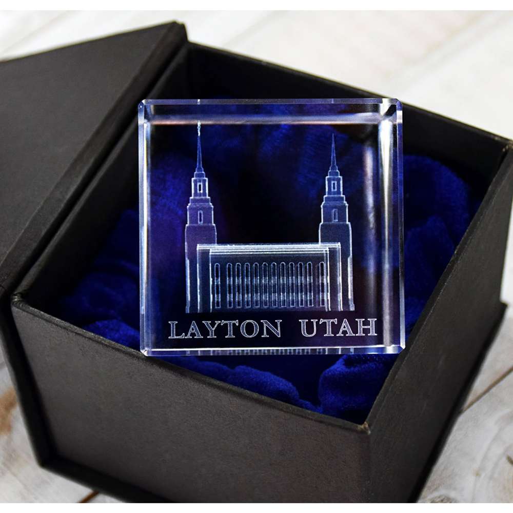 Crystal Cube Layton Utah Temple