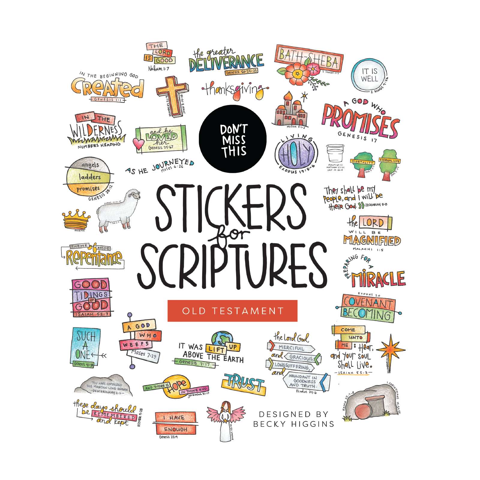 Don’t Miss This Stickers for the Old Testament
