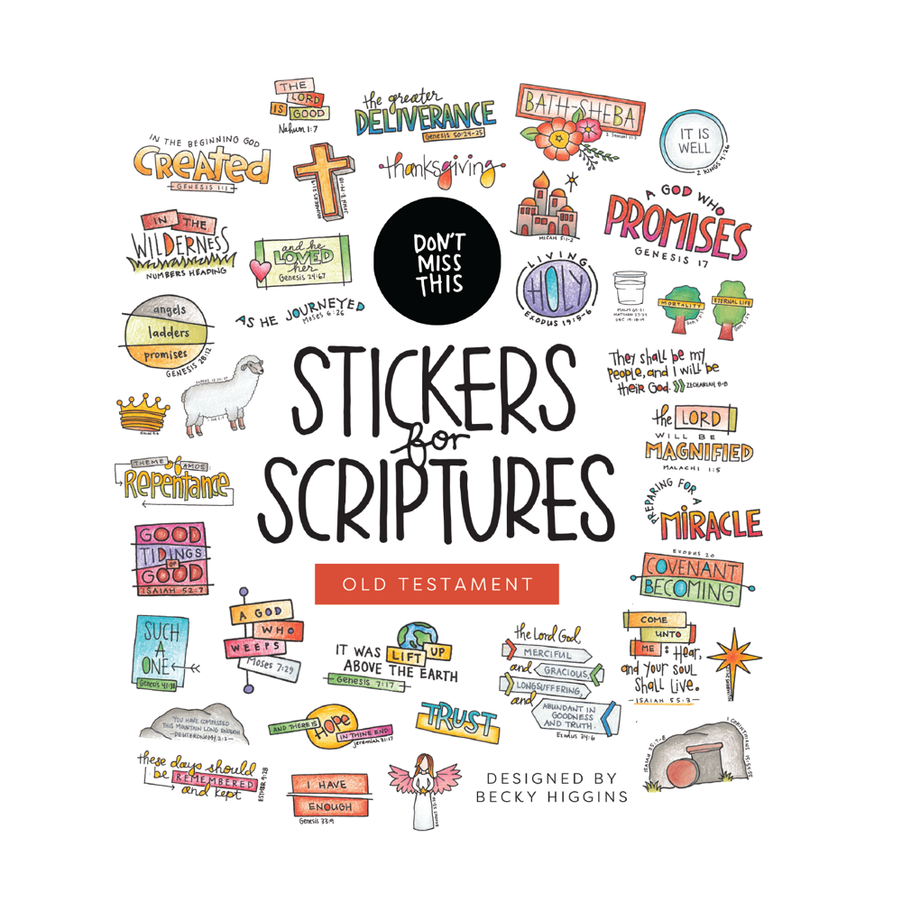 Don’t Miss This Stickers for the Old Testament,  Don’t Miss This Stickers for the Old Testament