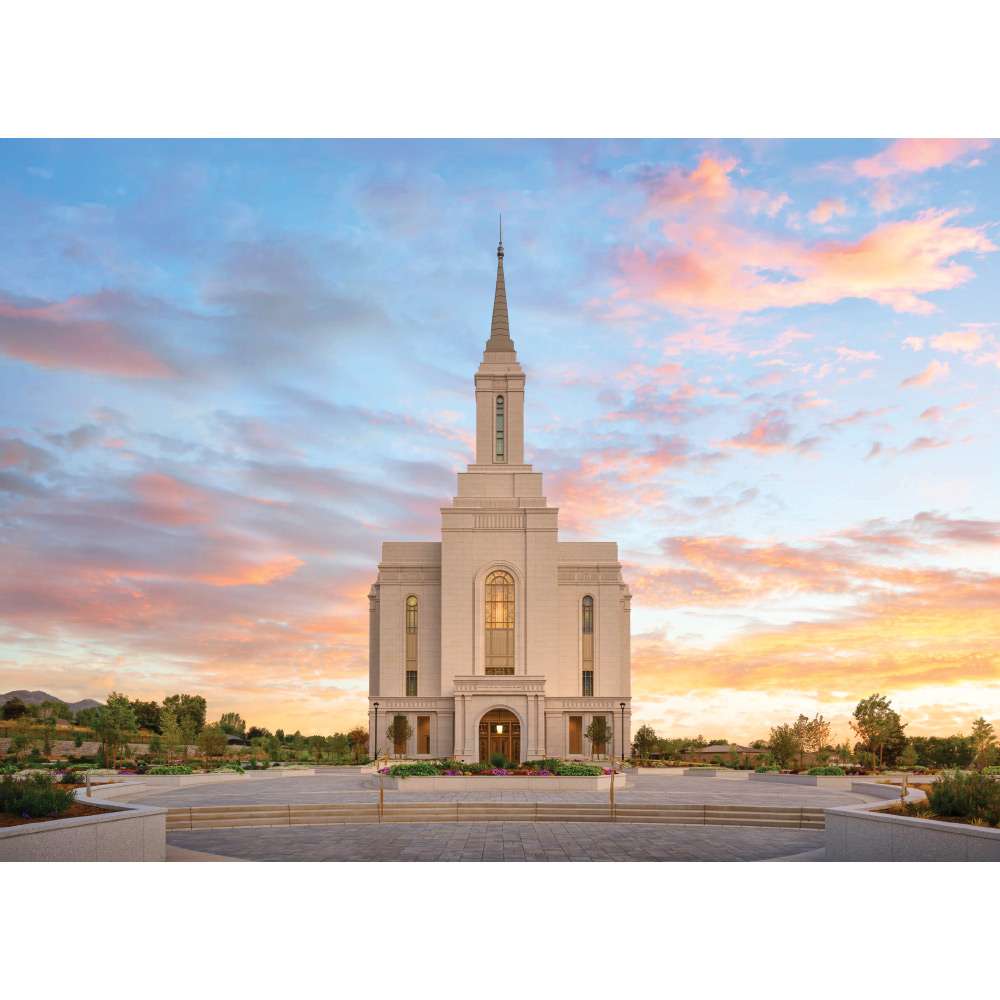 Lindon Utah Temple - Summer Peace Print