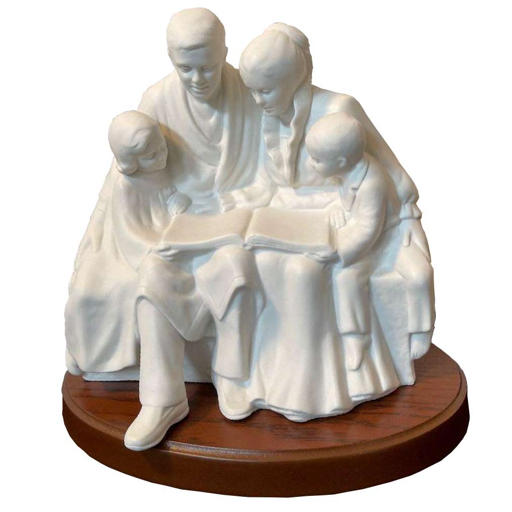 Family Ties Statue with Base (Porcelain), , large image number 0