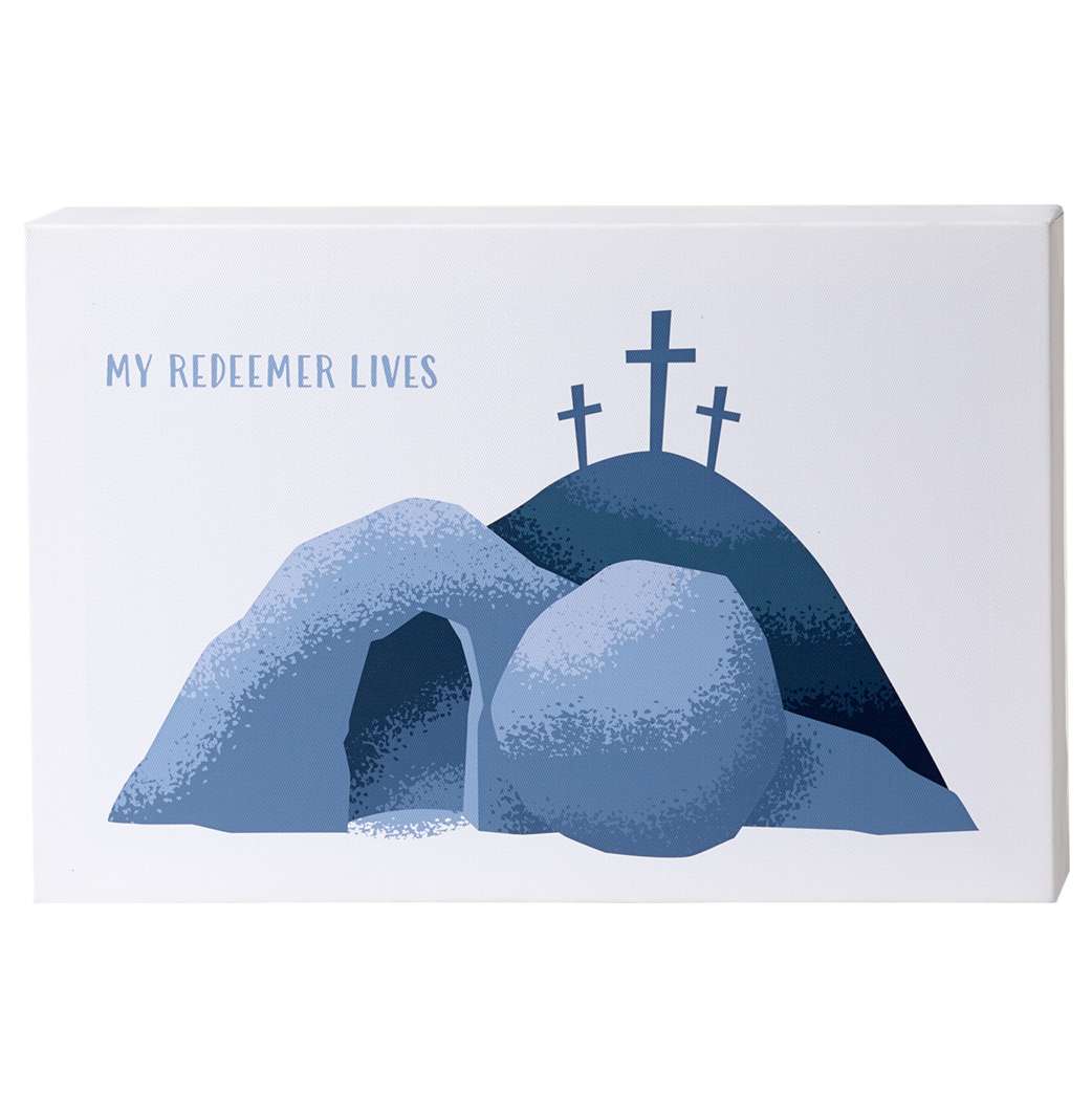 My Redeemer Lives (8x12 Canvas Plaque), , large image number 0