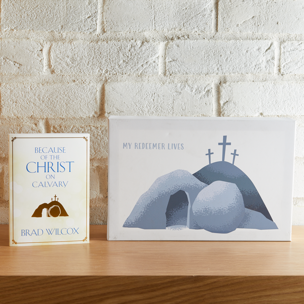 My Redeemer Lives (8x12 Canvas Plaque), , large