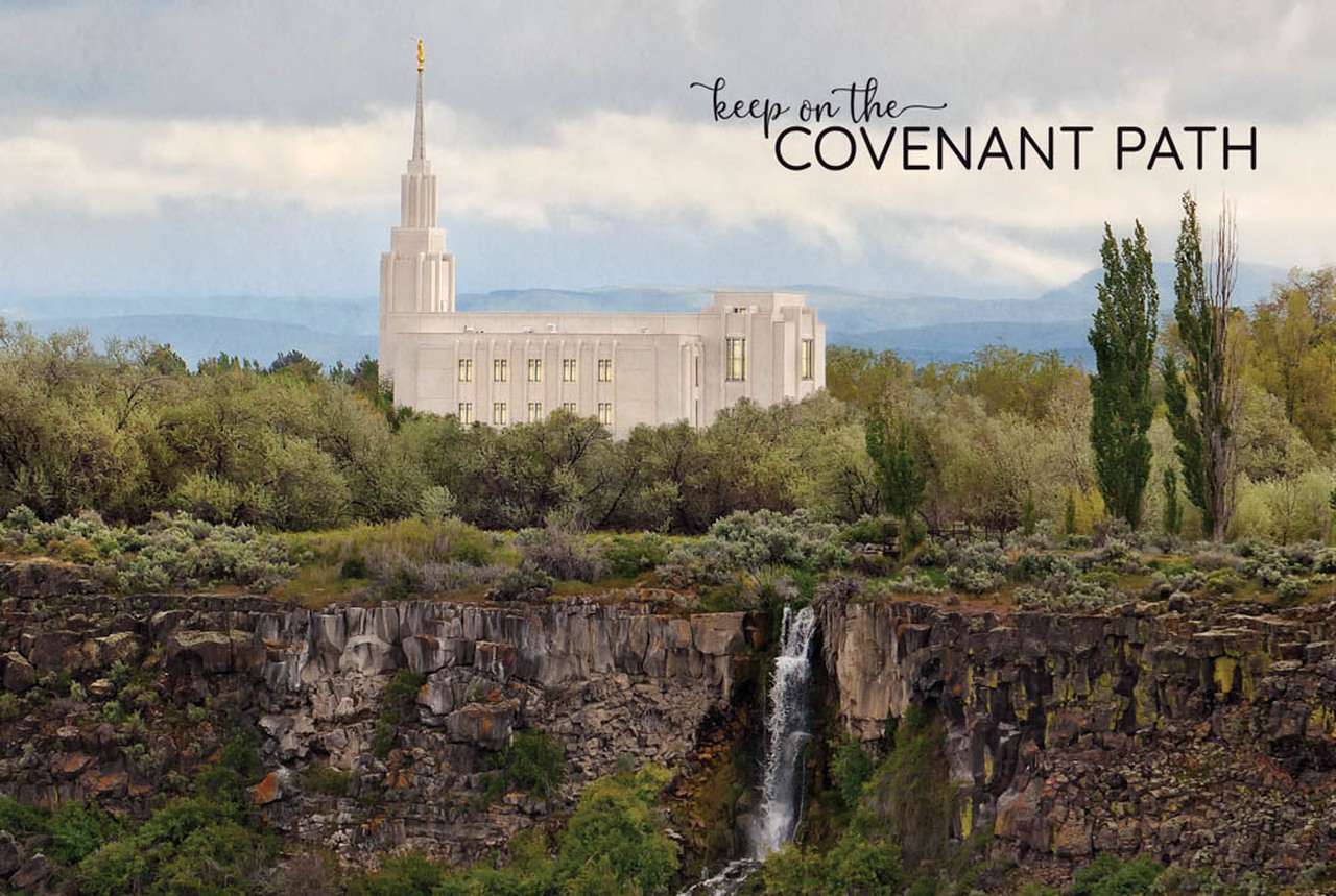 Twin Falls Temple Repositionable Poster, , large image number 0