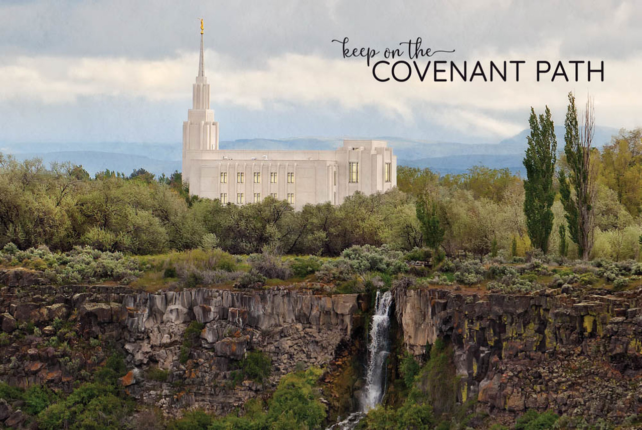 Twin Falls Temple Repositionable Poster