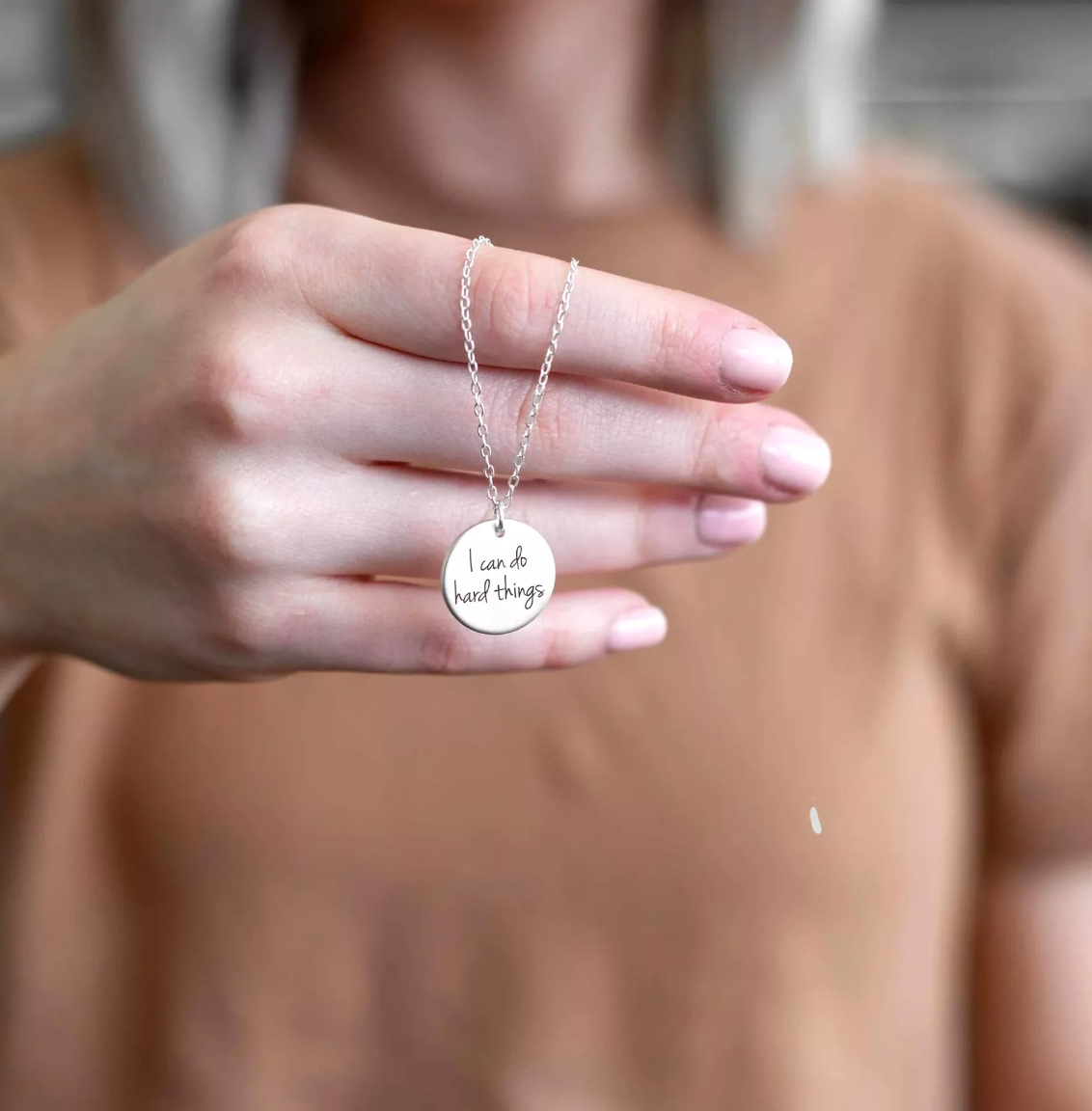 I Can Do Hard Things Necklace, , large image number 3