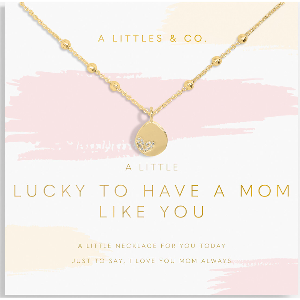 Lucky to Have a Mom Like You Necklace