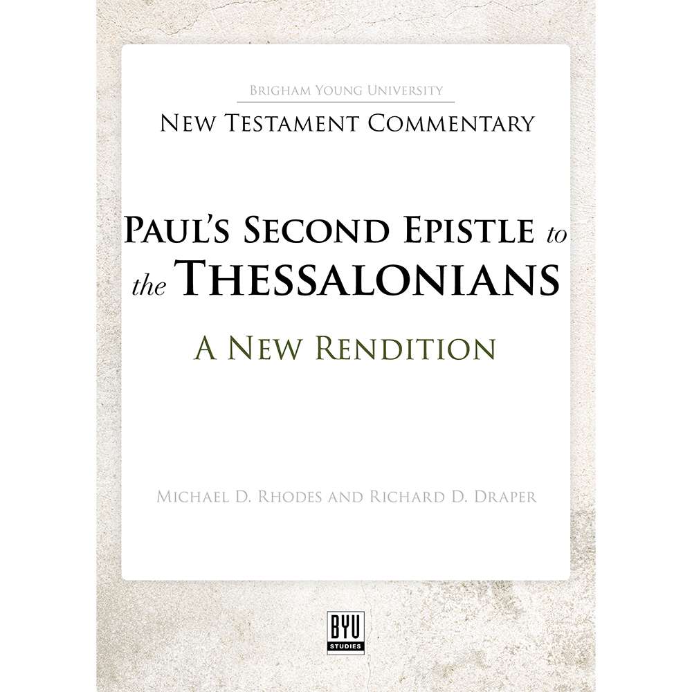 Paul's Second Epistle to the Thessalonians 1