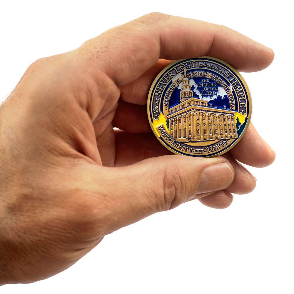 Nauvoo Illinois Temple Medallion Coin, , large image number 5