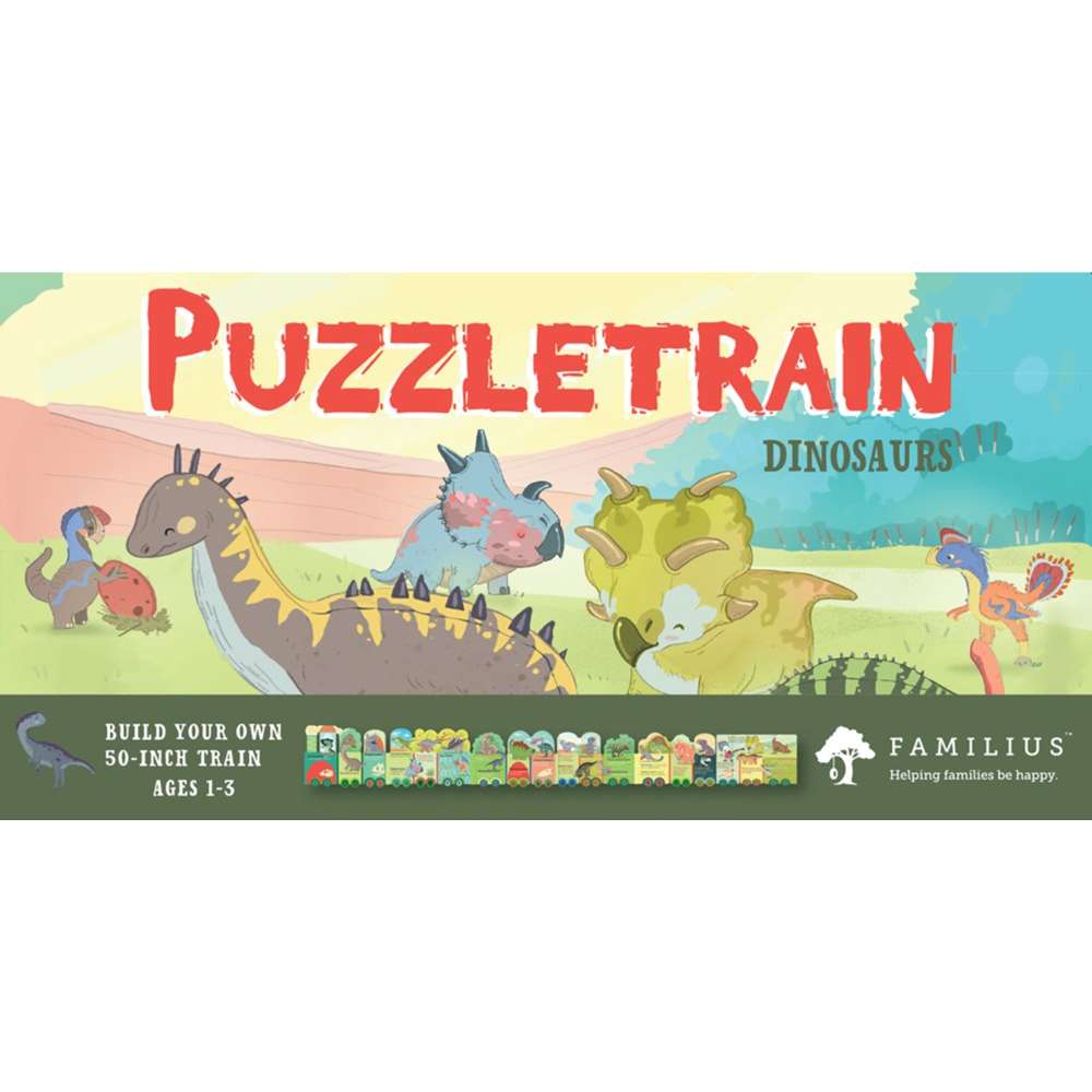 PuzzleTrain: Dinosaurs 26 Piece Puzzle