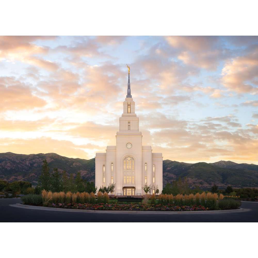 Layton Utah Temple - Glory to the Highest Print