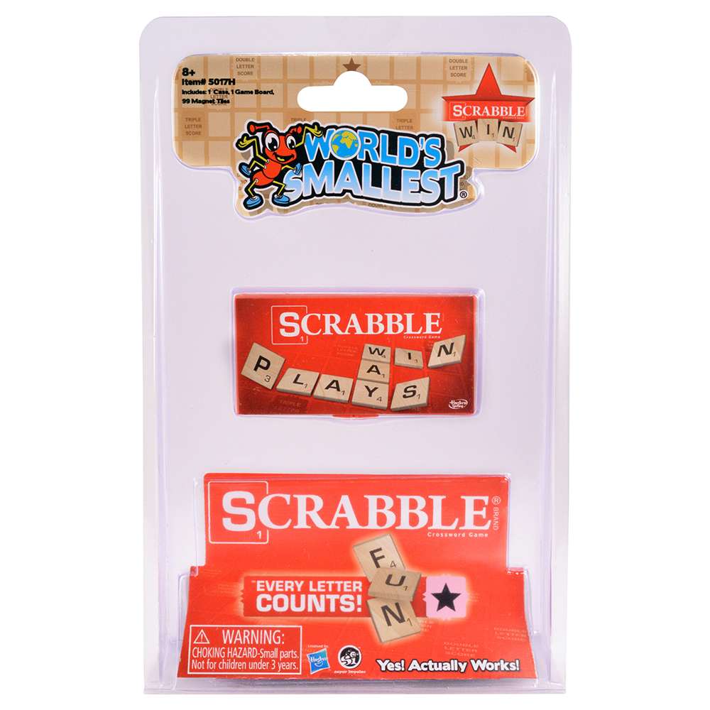 'World's Smallest'  Scrabble Board Game