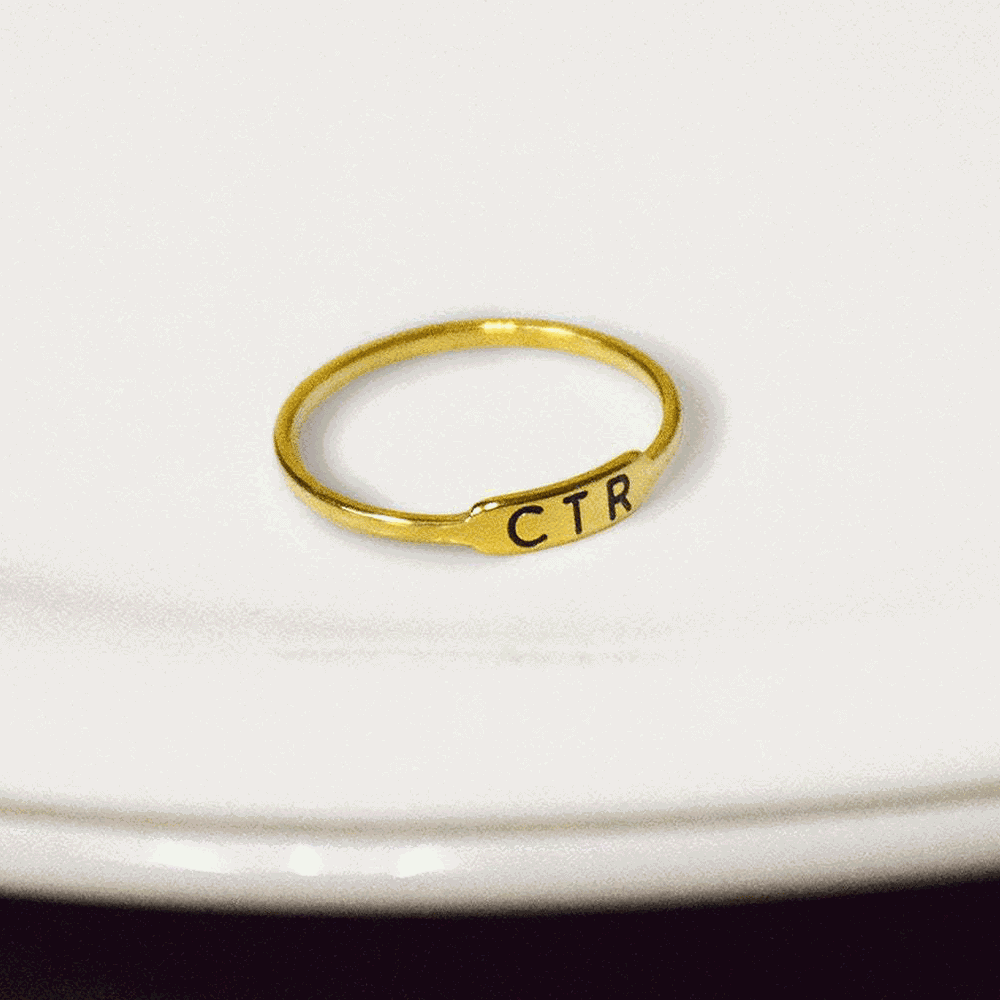 Bracket Gold CTR Ring, , large
