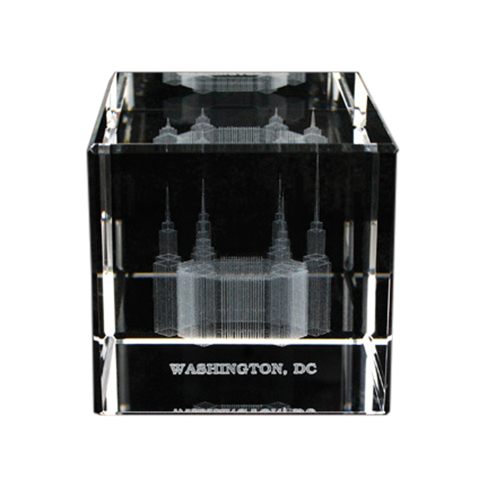 Crystal Cube Washington D.C. Temple