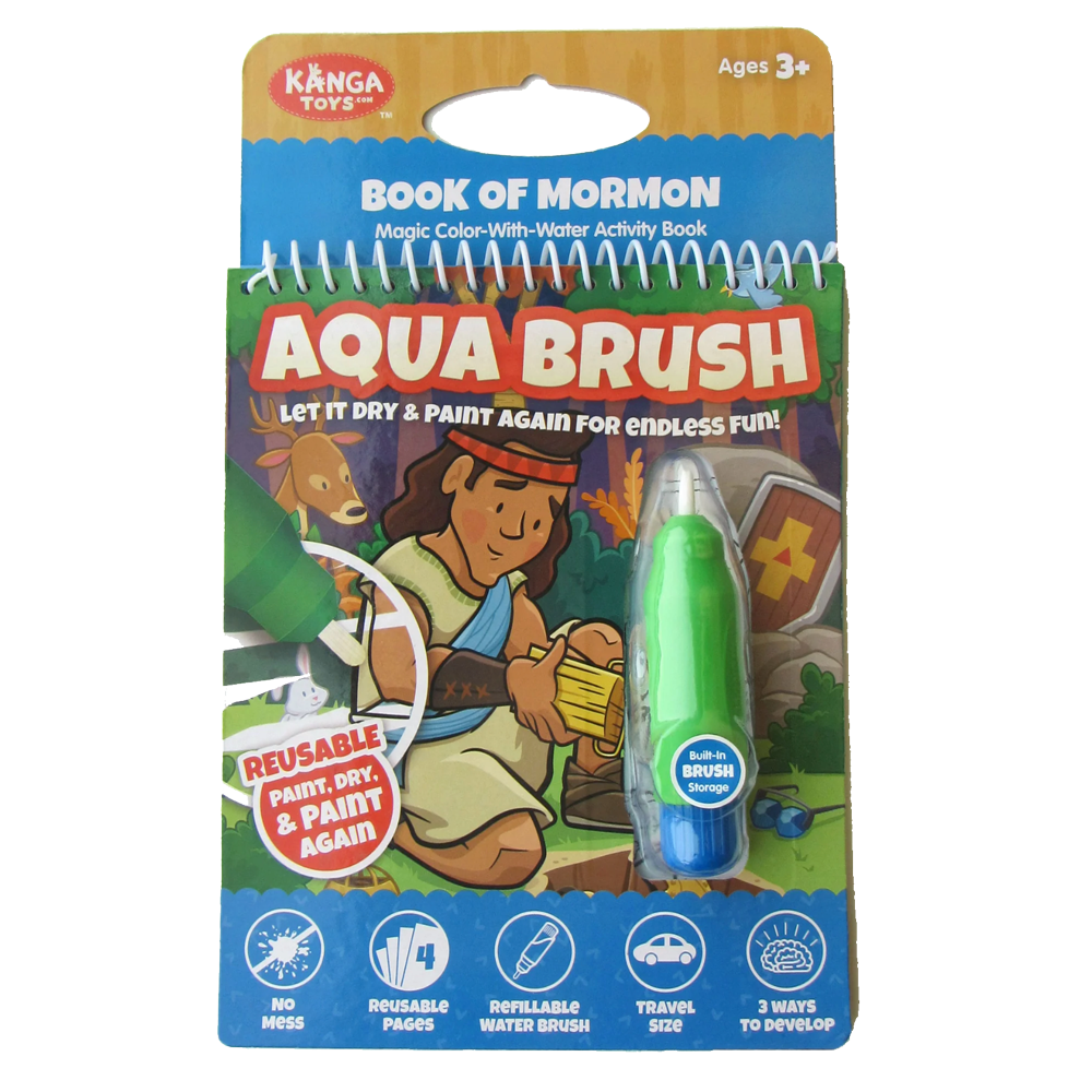 Book of Mormon, Vol. 1 Aqua Brush Activity Book - Kanga Toys