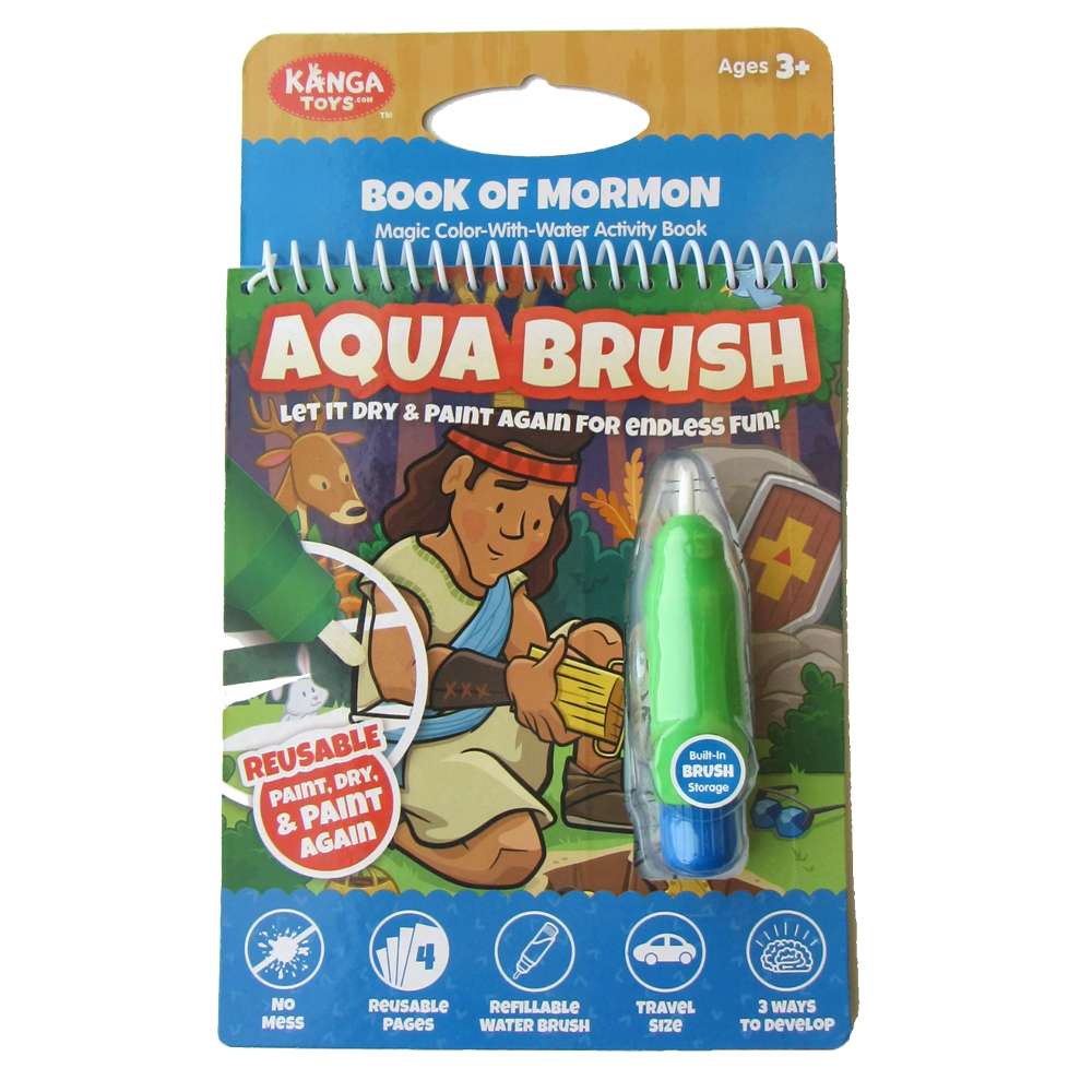 Book of Mormon, Vol. 1 Aqua Brush Activity Book, , large image number 0