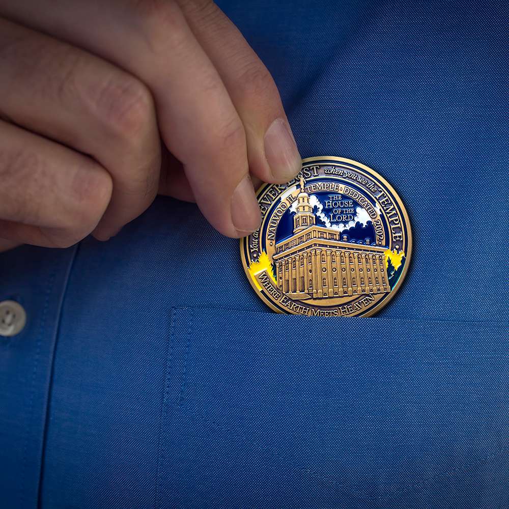 Nauvoo Illinois Temple Medallion Coin, , large image number 4