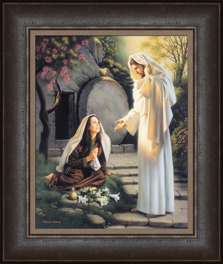 Why Weepest Thou (30x36 Framed Art)