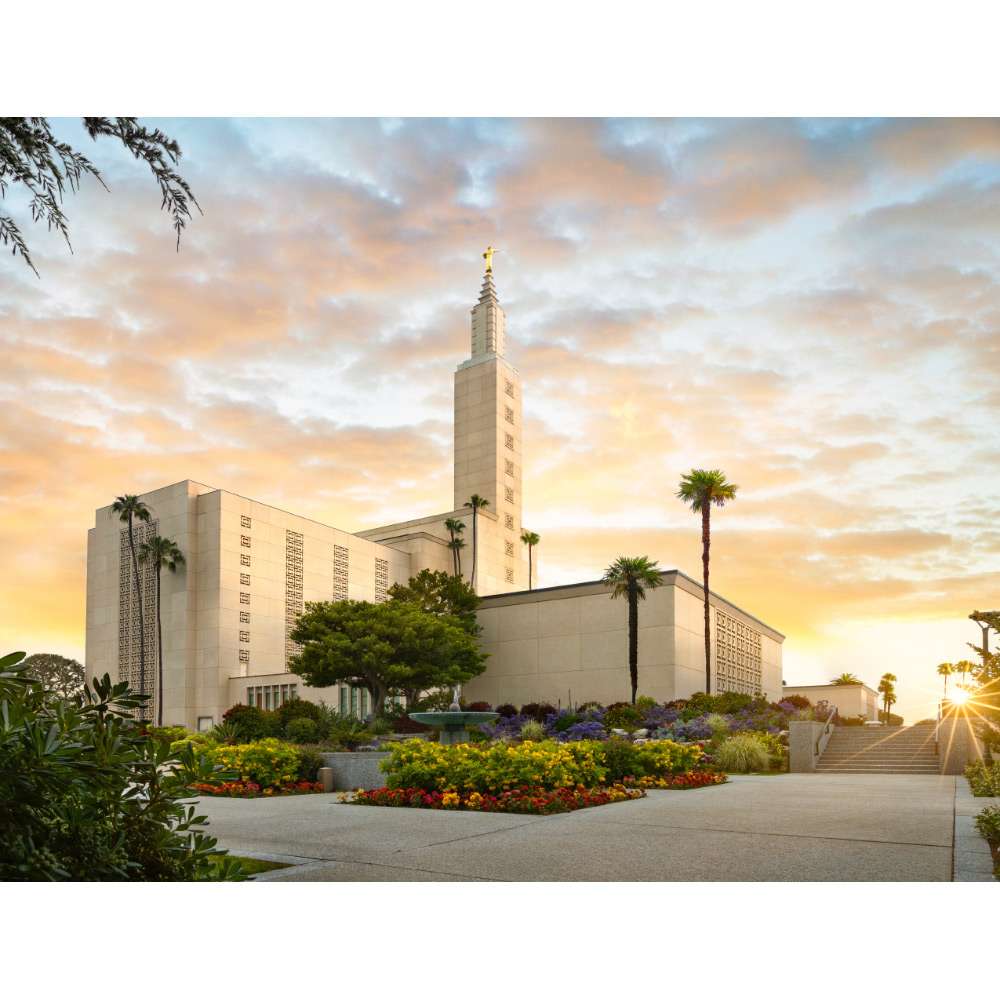 Los Angeles California Temple - Radiance Print