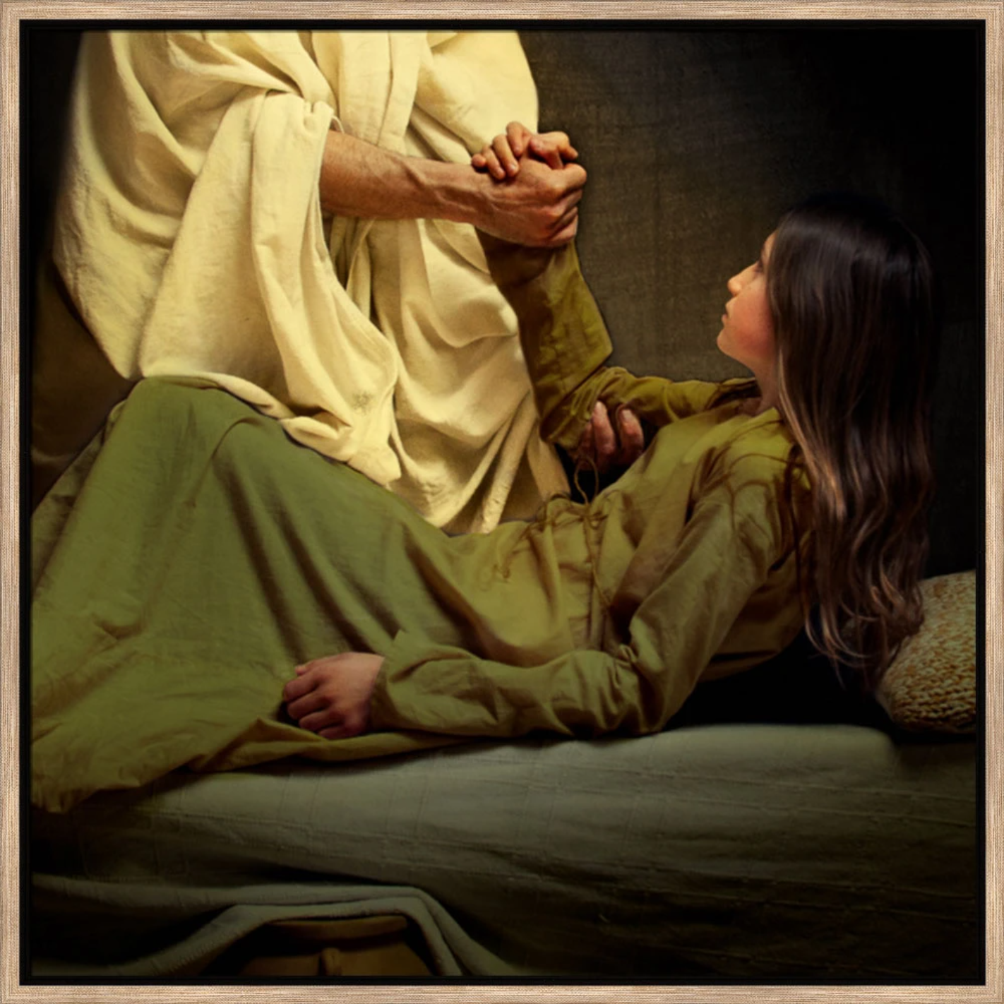 Talitha Cumi (25x25 Framed Art), , large image number 0