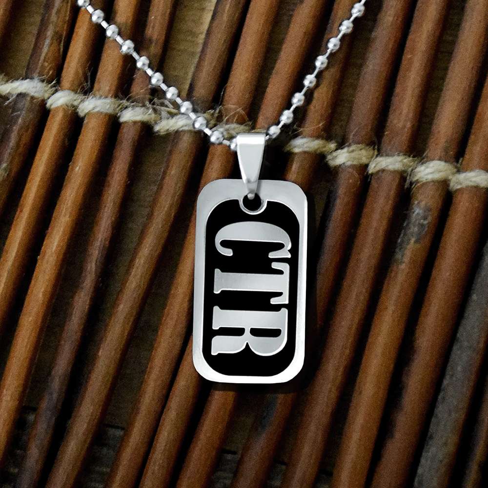 Mini CTR Dog Tag Necklace, , large image number 2
