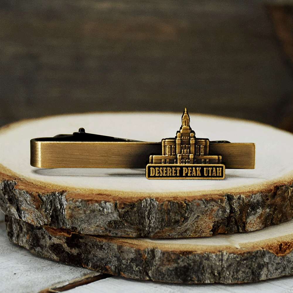 Deseret Peaks Utah Temple Tie Bar, , large image number 3