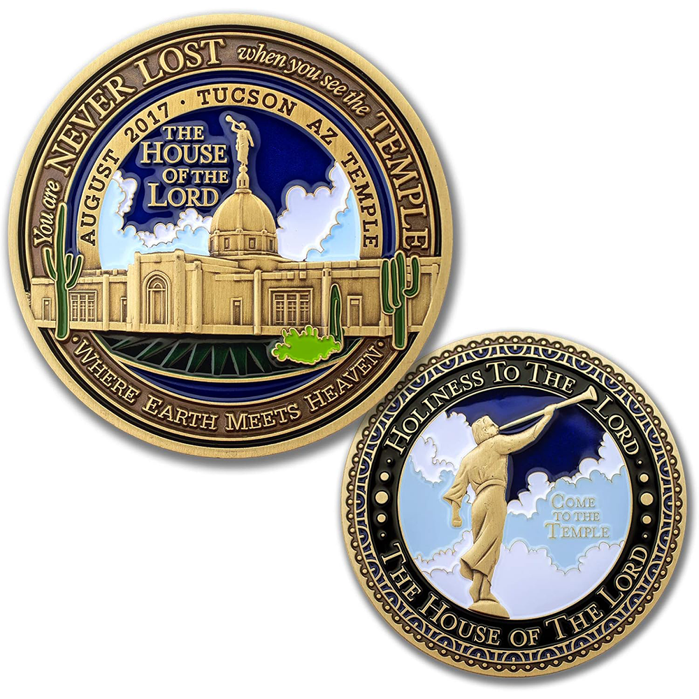 Tucson Arizona Temple Medallion Coin, , large image number 3