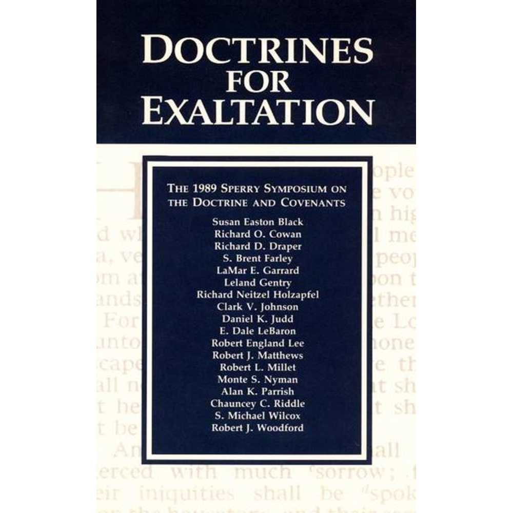 Doctrines for Exaltation, , large image number 0
