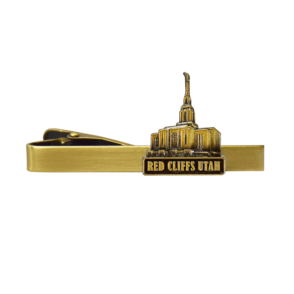 Red Cliffs Temple Gold Tie Bar, , large image number 0