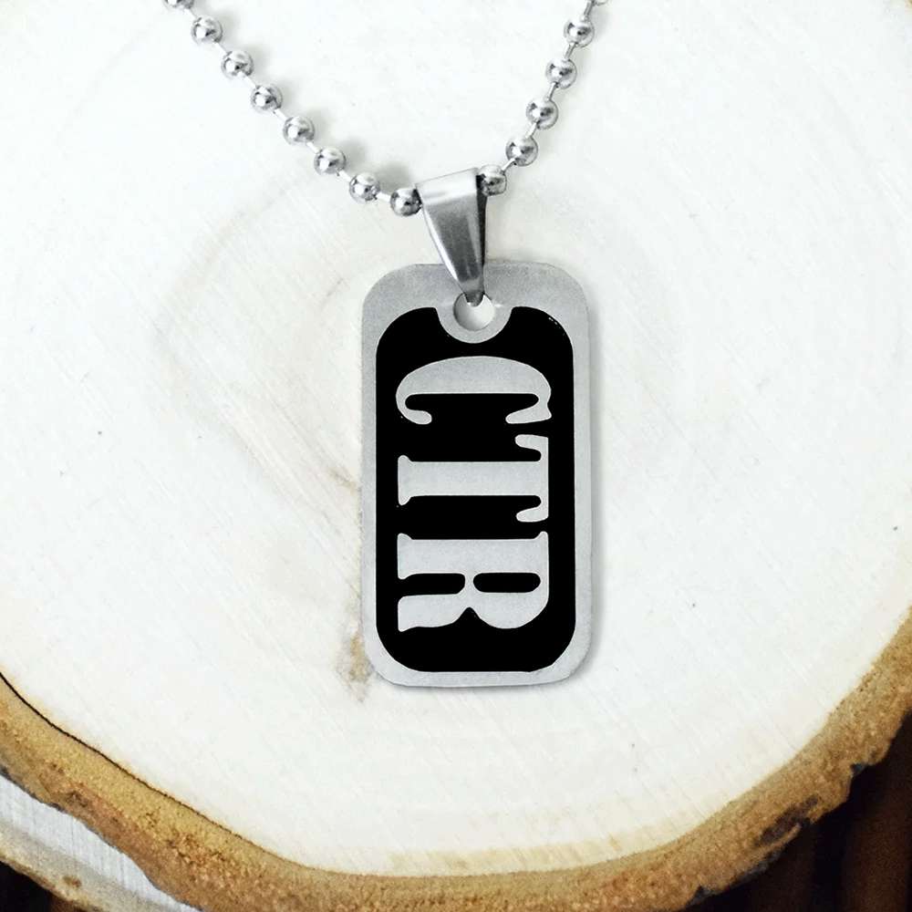 Mini CTR Dog Tag Necklace, , large image number 3