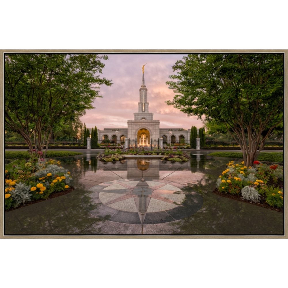 Covenant Path Temple: Sacramento Temple (30x41 Framed Art)
