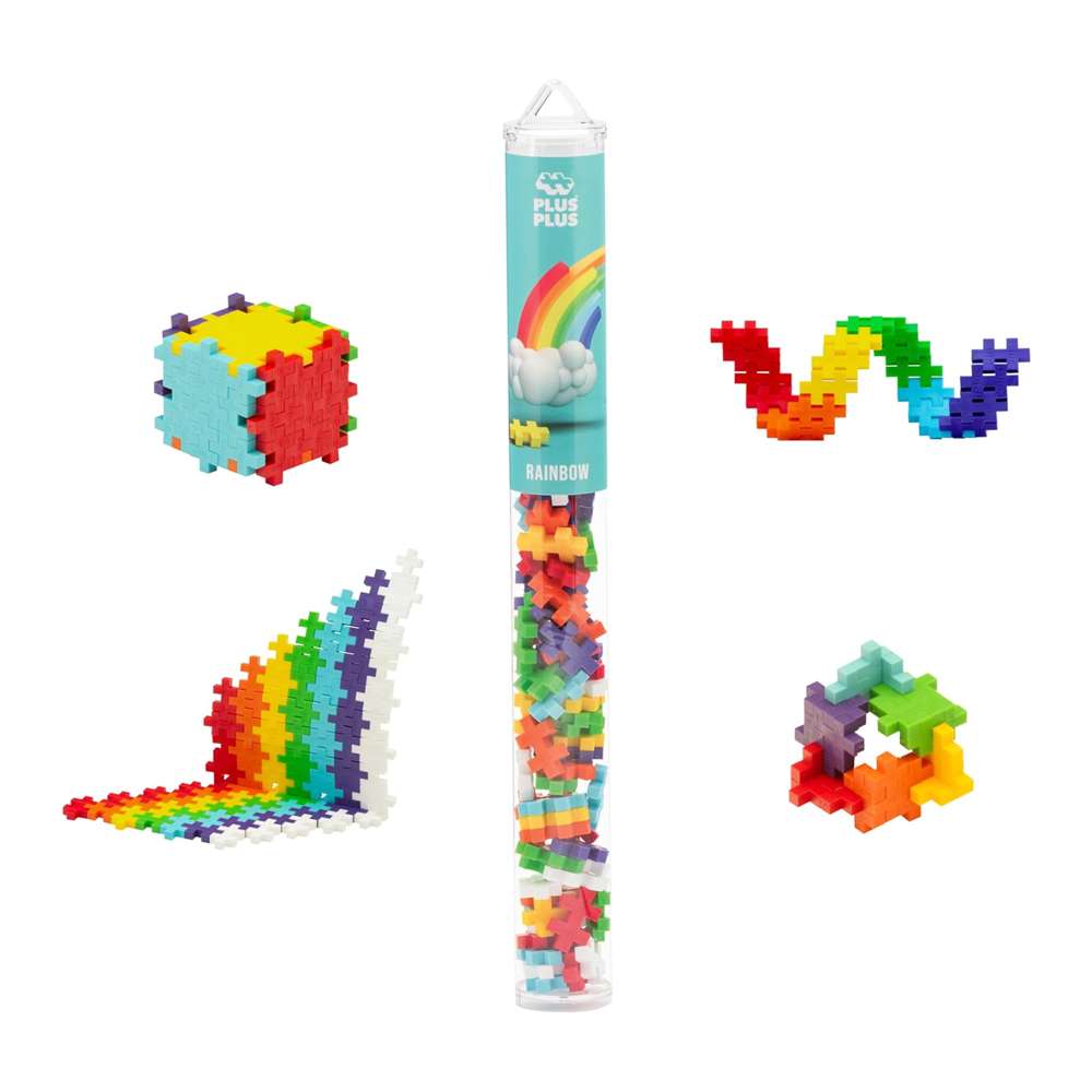 Plus Plus Mini Tube Rainbow Mix