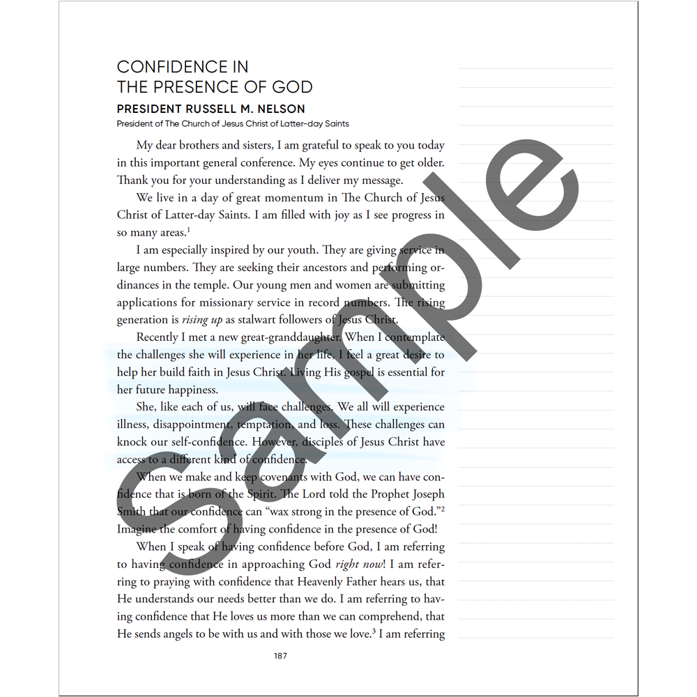 General Conference Addresses, Journal Edition, April 2026, , large