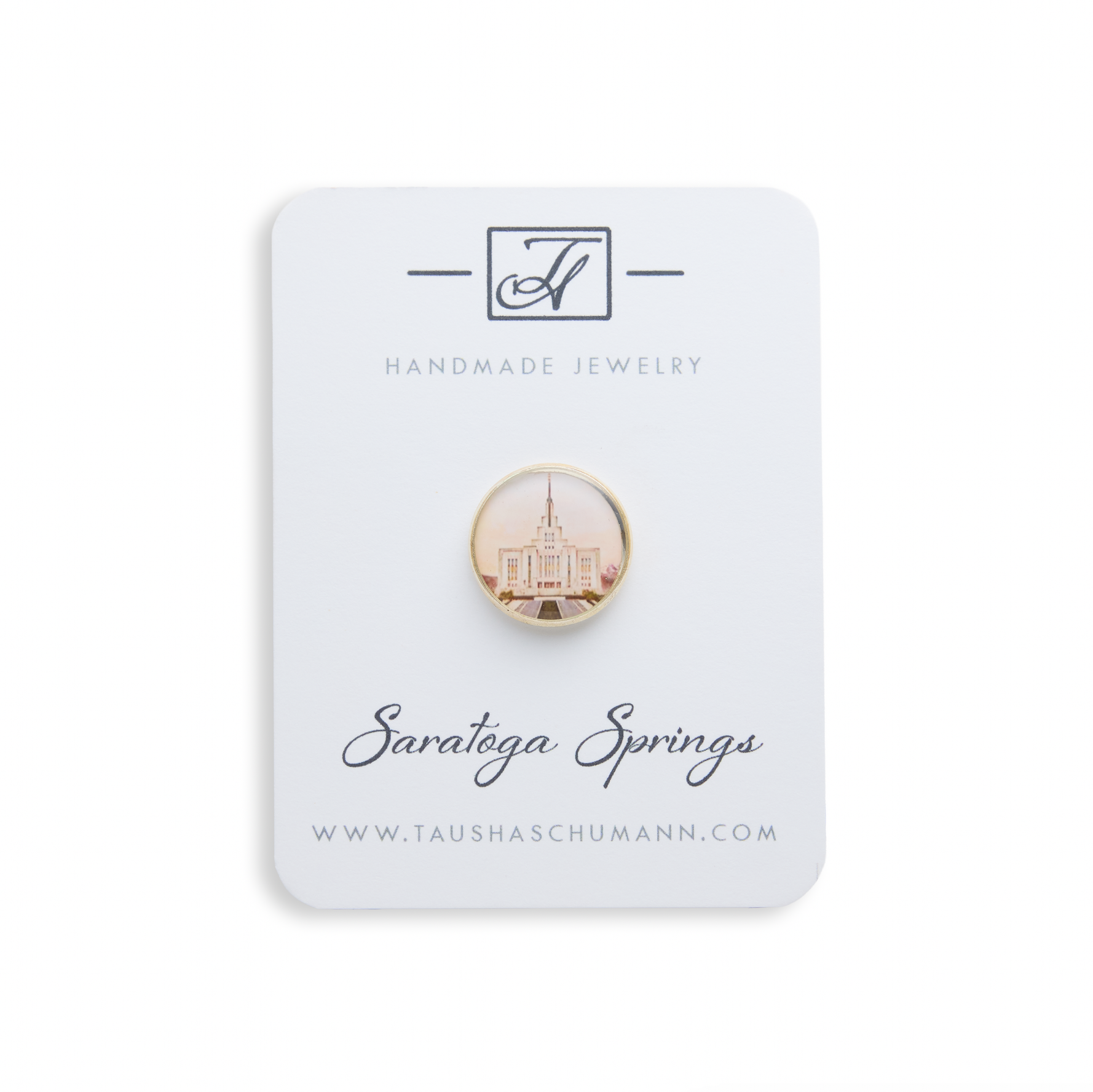 Saratoga Springs Utah Temple Pin