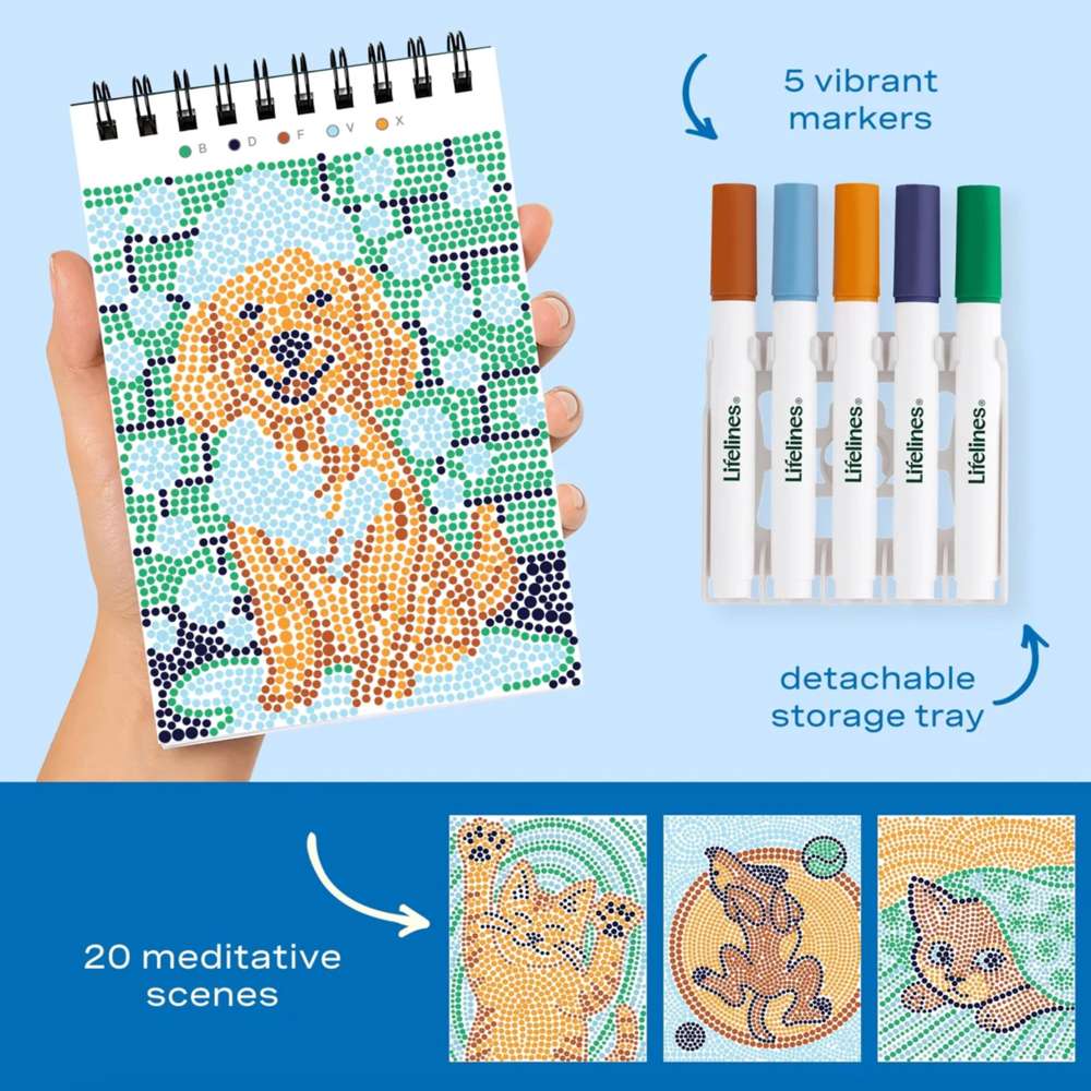 FlowArt Mini Dot-by-Letter Furry Friends - Lifelines 3