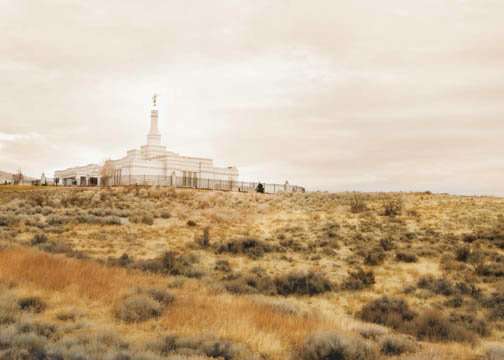 Reno Temple, Desert Hill Print