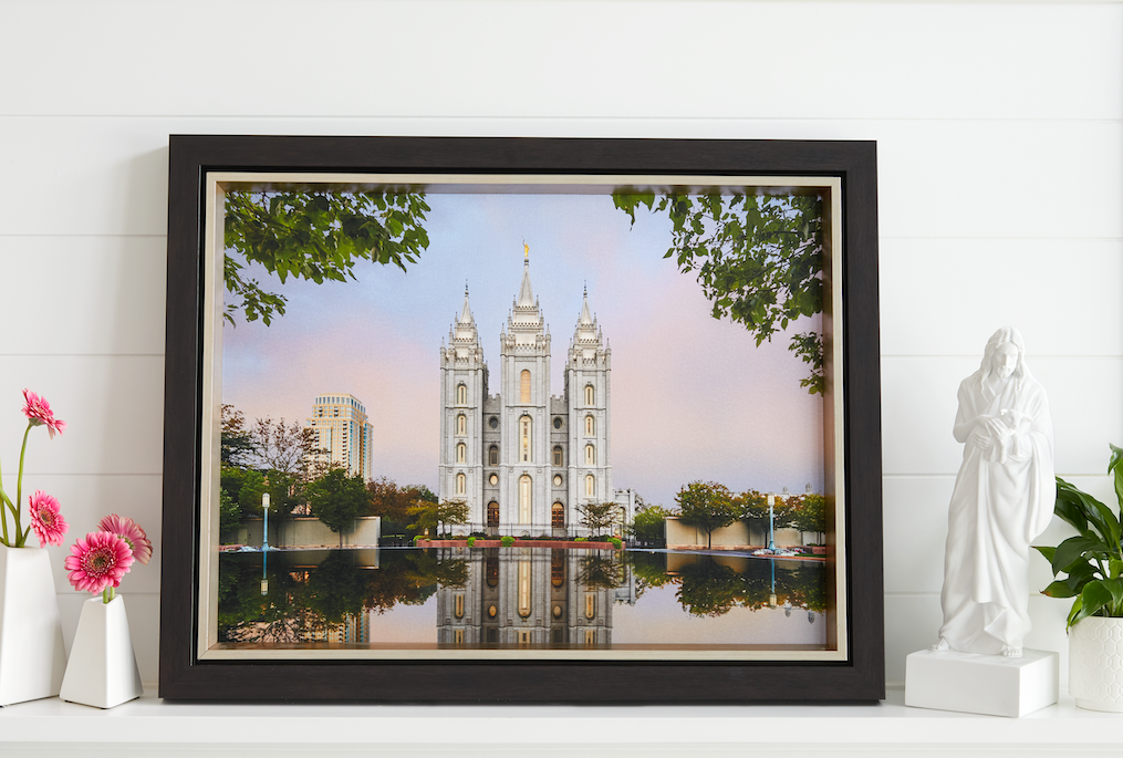 House of Peace: Salt Lake City Temple (27x35 Framed Art), , large